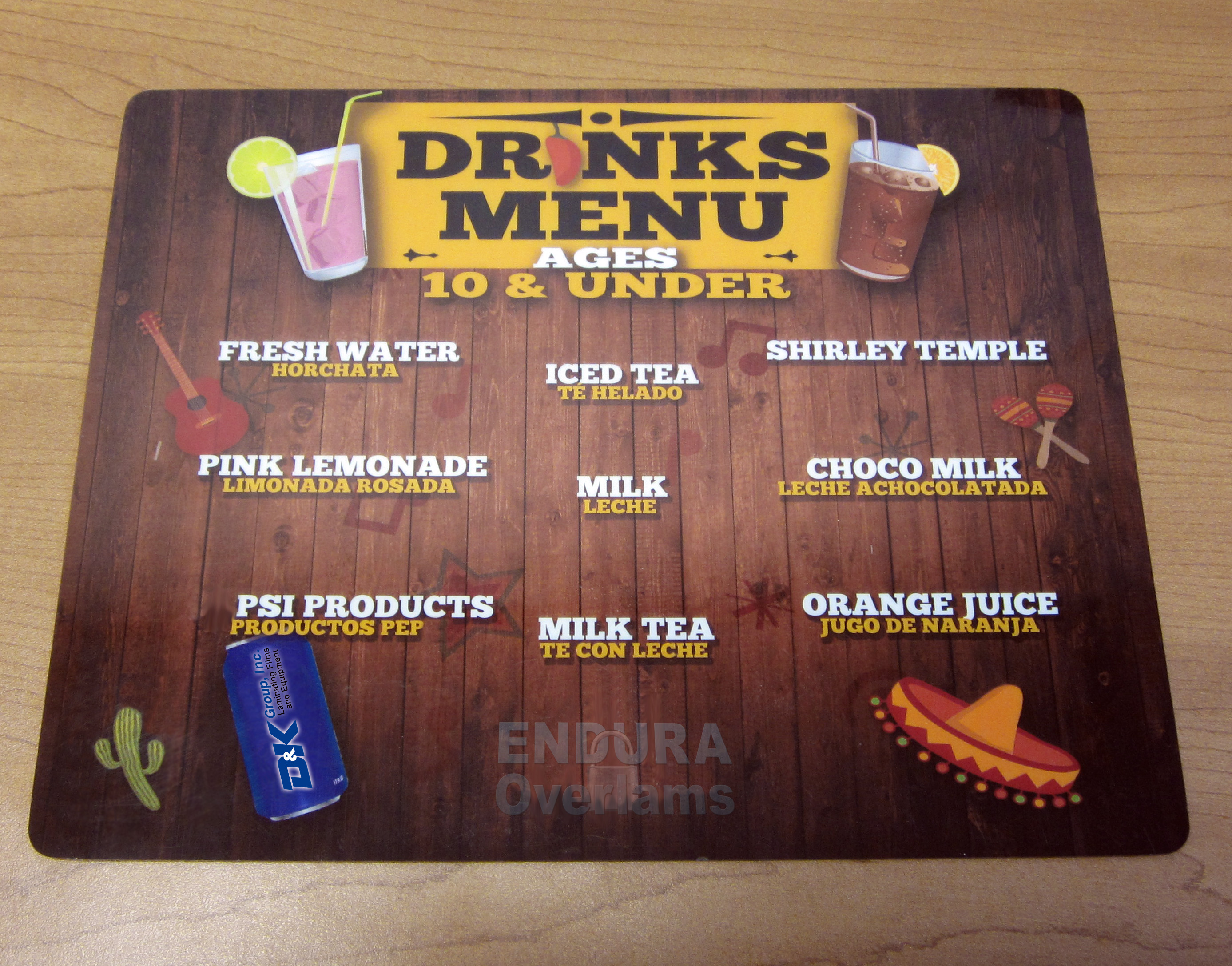 menus