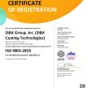 D&K ISO certificate image